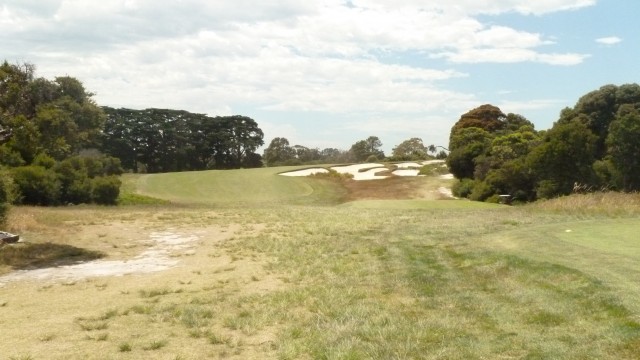 The 18th tee at Royal Melbourne Golf Course (West)