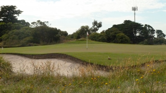 The 4th green at Royal Melbourne Golf Course (West)