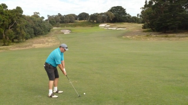 The 6th fairway at Royal Melbourne Golf Course (West)