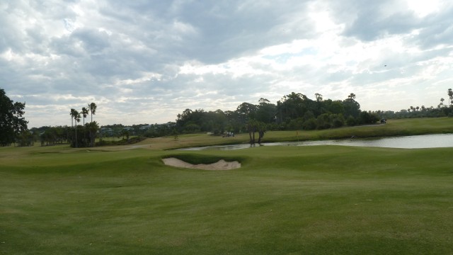 The 12th green at Sanctuary Cove Golf & Country Club Palms Course