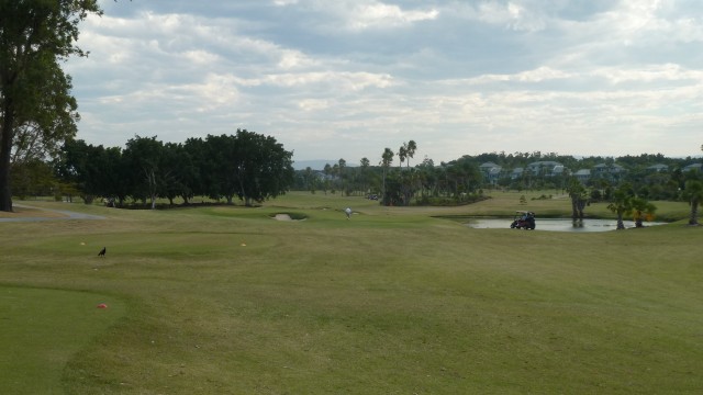 The 12th tee at Sanctuary Cove Golf & Country Club Palms Course