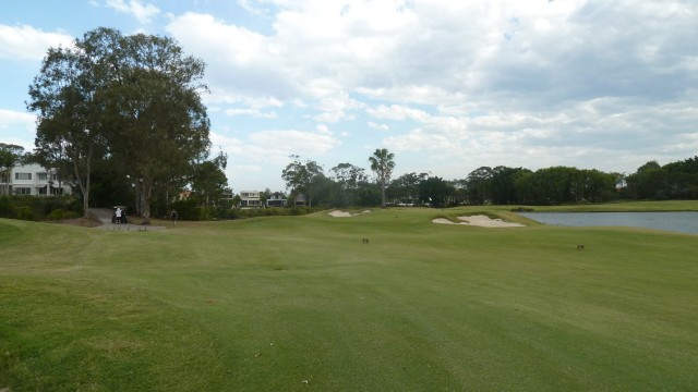 The 13th fairway at Sanctuary Cove Golf & Country Club Palms Course