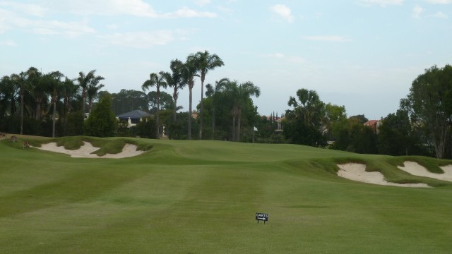 The 15th green at Sanctuary Cove Golf & Country Club Palms Course