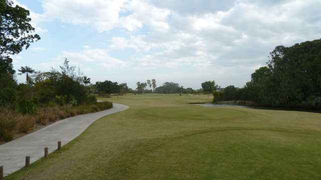 The 15th tee at Sanctuary Cove Golf & Country Club Palms Course