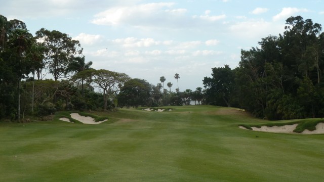 The 17th fairway at Sanctuary Cove Golf & Country Club Palms Course