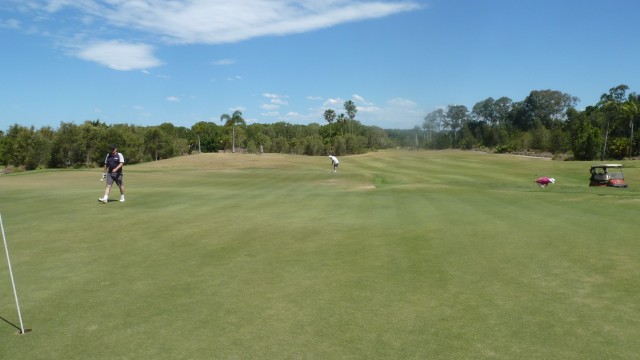 The 3rd green at Sanctuary Cove Golf & Country Club Palms Course