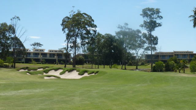 The 4th fairway at Sanctuary Cove Golf & Country Club Palms Course