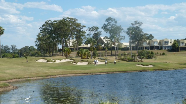 The 8th tee at Sanctuary Cove Golf & Country Club Palms Course