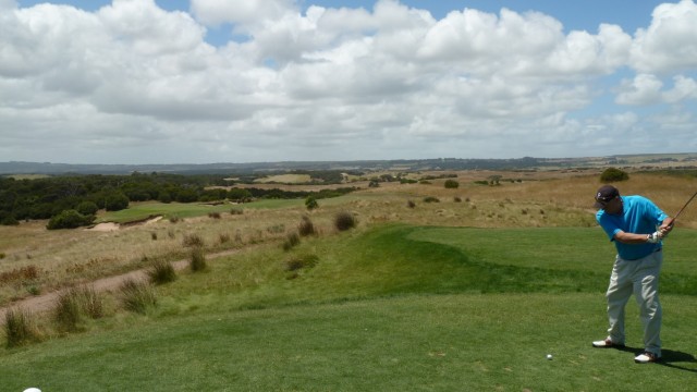 The 16th tee at St Andrews Beach