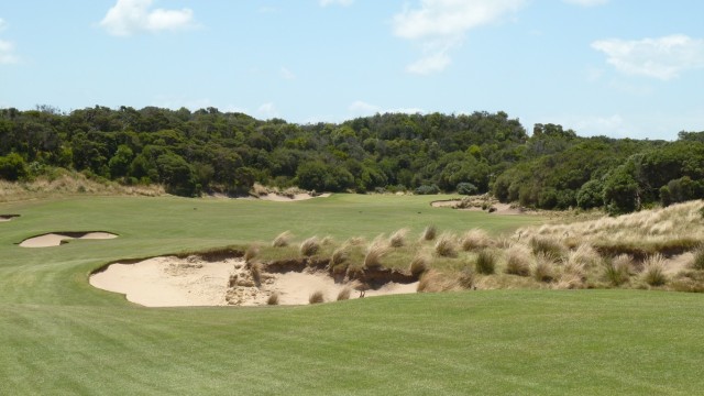 The 18th fairway at St Andrews Beach