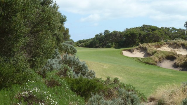 The 6th green at St Andrews Beach