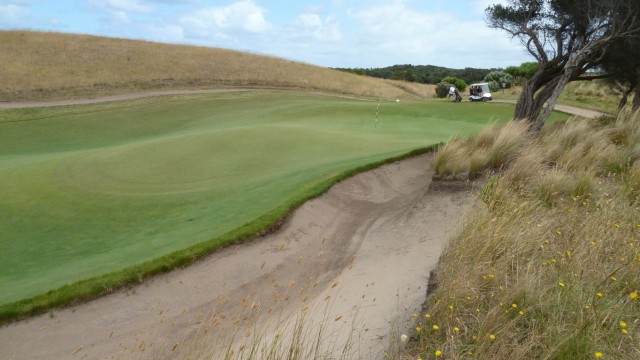 The 9th green at St Andrews Beach