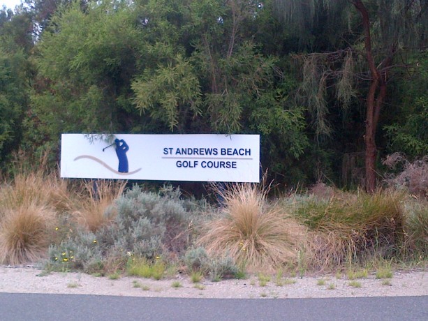 The entrance at St Andrews Beach