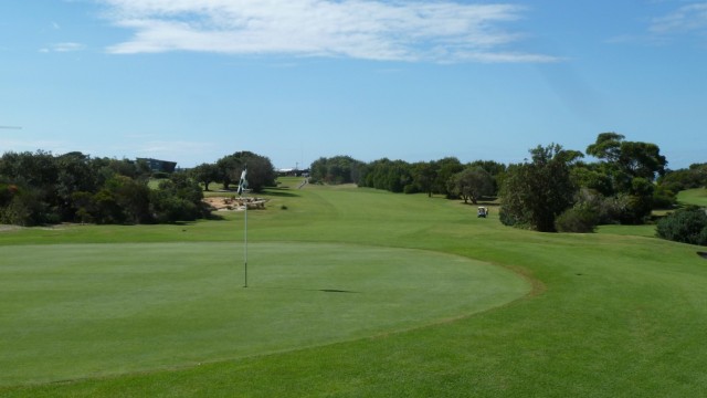 Looking back from the 10th green at St Michaels Golf Club