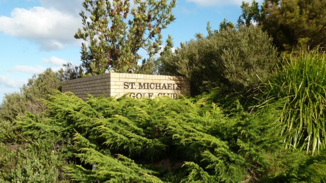 The entrance to St Michaels Golf Club