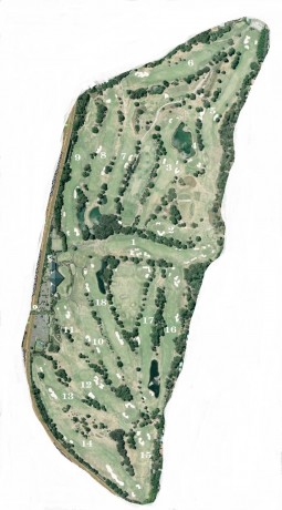 Course map for The Australian Golf Club