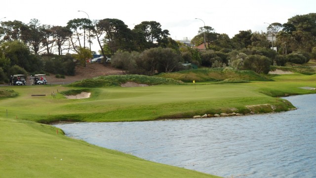 The 11th fairway at The Lakes Golf Club