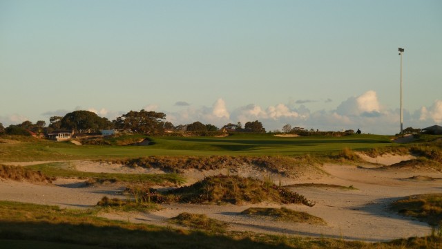 The 18th tee at The Lakes Golf Club