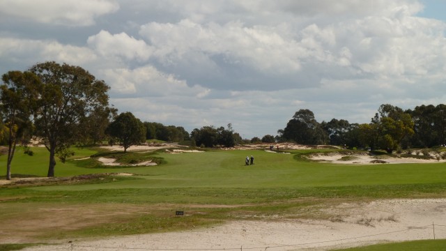 The second tee at The Lakes Golf Club