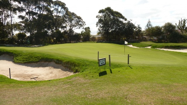 The 5th green at The Lakes Golf Club