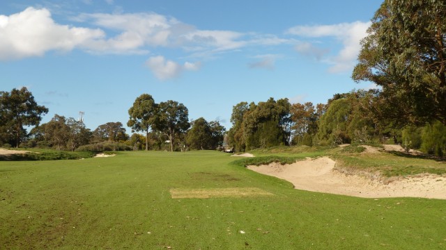 The 8th fairway at The Lakes Golf Club