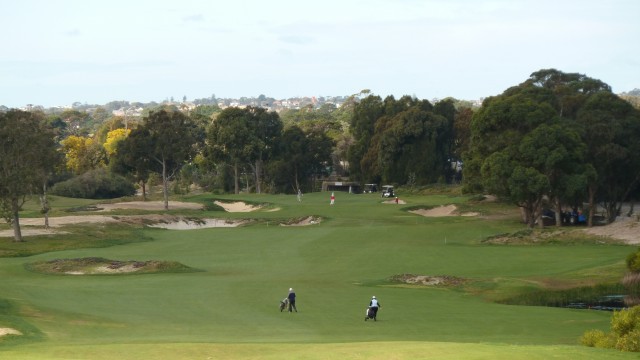 The 8th tee at The Lakes Golf Club