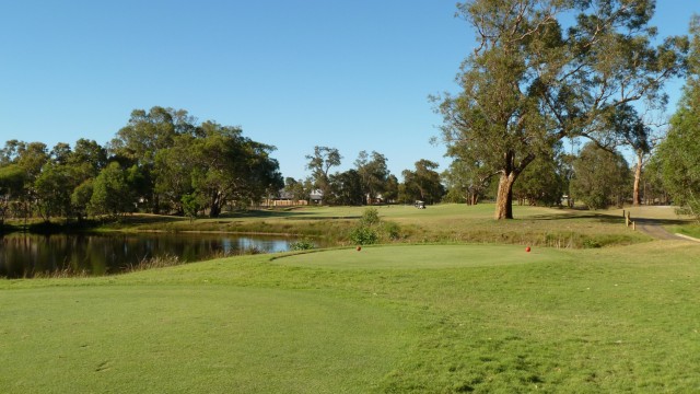 The 10th tee at The Vines Resort Ellenbrook Course