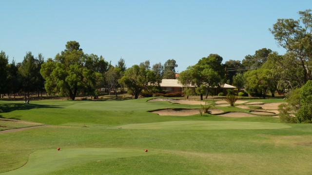 The 13th tee at The Vines Resort Ellenbrook Course