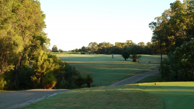 The 1st tee at The Vines Resort Ellenbrook Course