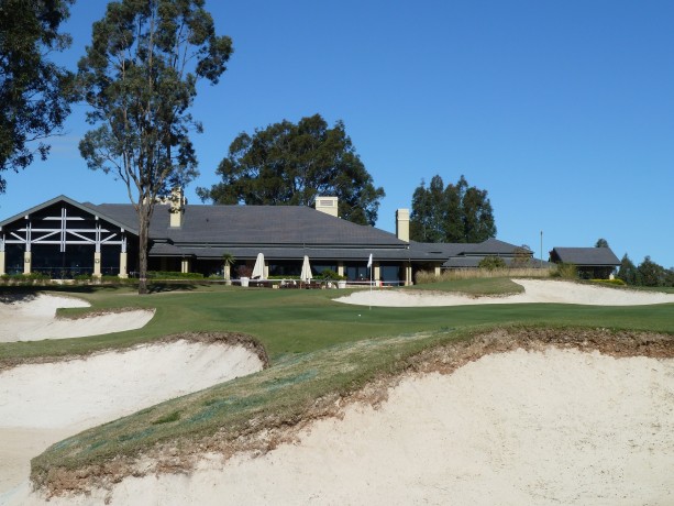 The 18th green at The Vintage