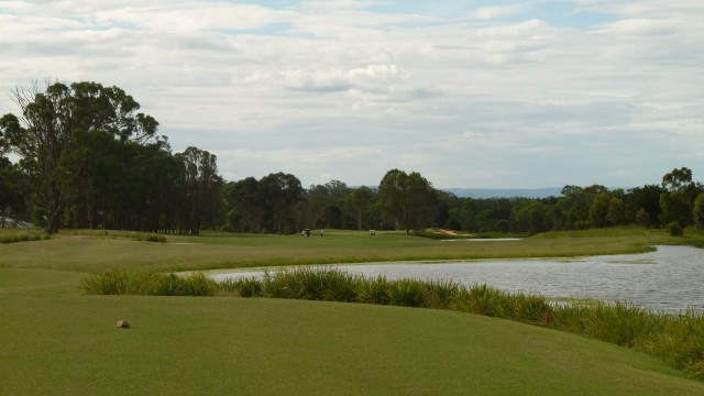 The 16th tee at Twin Creeks Golf & Country Club