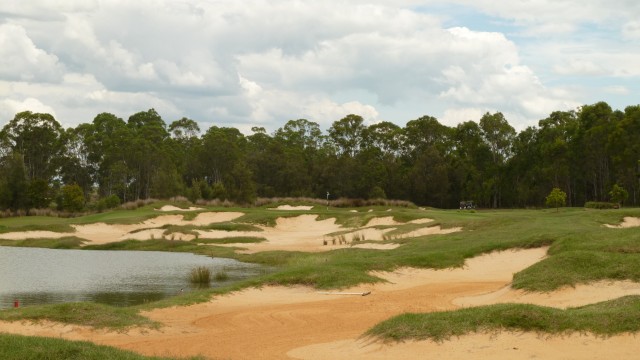 The 1st fairway at Twin Creeks Golf & Country Club