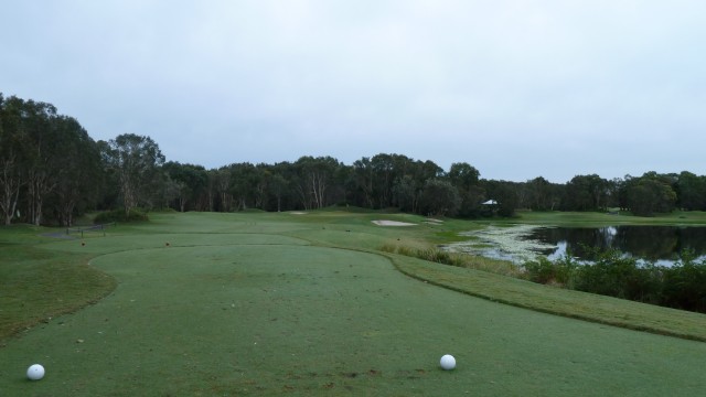 The 2nd tee at Twin Waters Golf Club