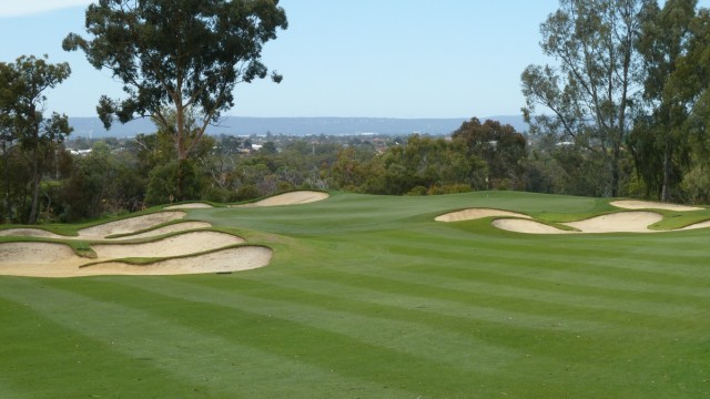 The 12th green at Western Australian Golf Club