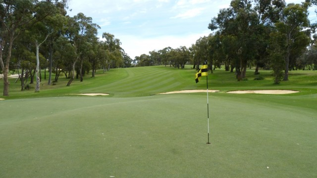 The 14th green at Western Australian Golf Club