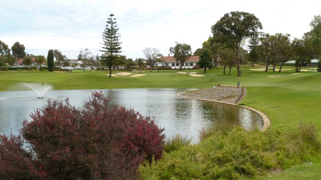 The 9th tee at Western Australian Golf Club