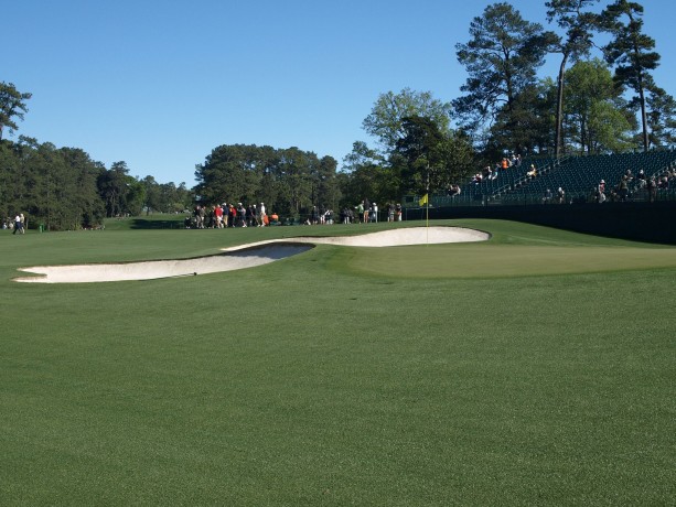 The 17th green at Augusta National Golf Club