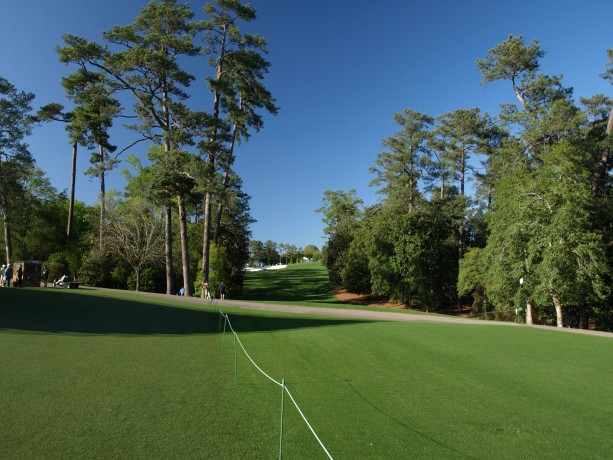 The 18th tee at Augusta National Golf Club