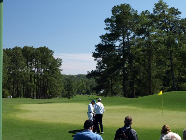 The 8th green at Augusta National Golf Club