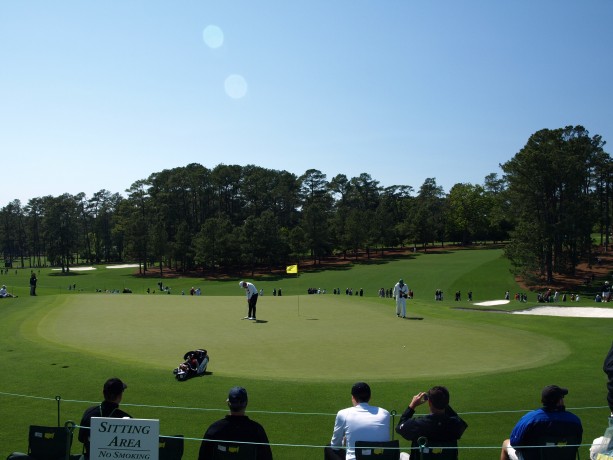 The 9th green at Augusta National Golf Club