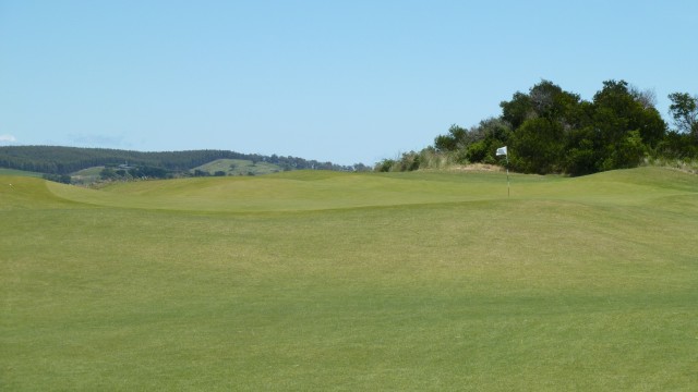 The 2nd green at Barnbougle Dunes