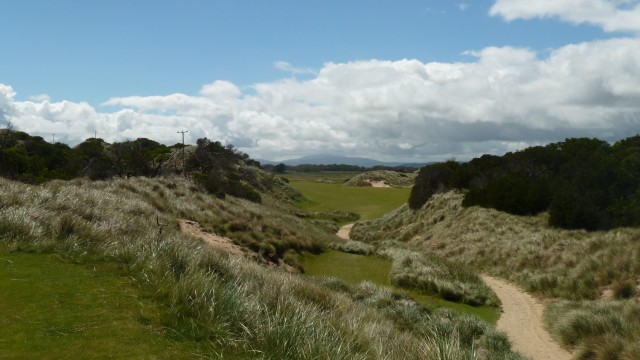 The 10th tee at Barnbougle Lost Farm