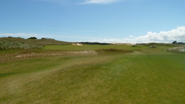 The 12th tee at Barnbougle Lost Farm