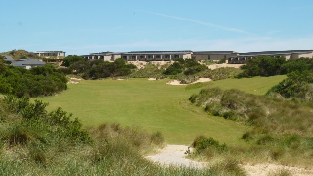 The 9th tee at Barnbougle Lost Farm