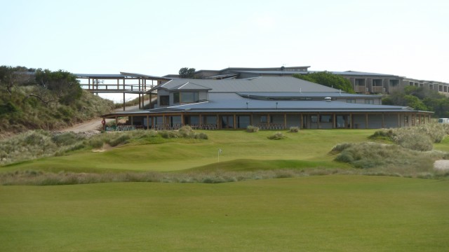 The clubhouse at Barnbougle Lost Farm