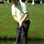 Padraig Harrington on the 16th at the Masters