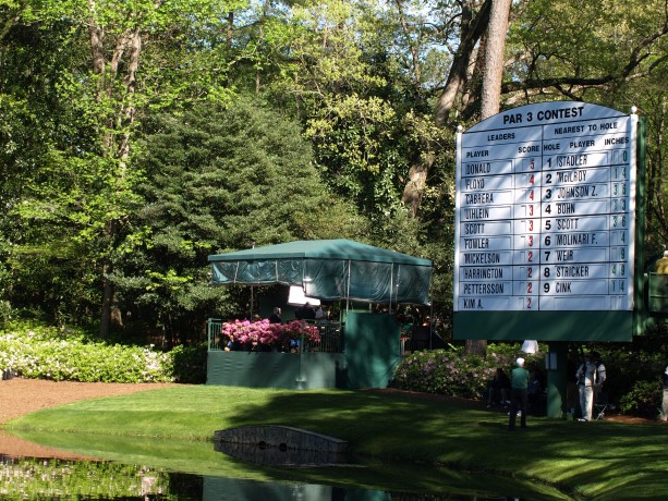 Scores for the 2011 Par 3 comp at the Masters