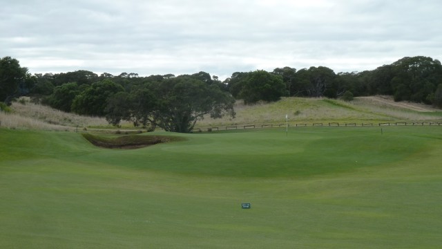 The 4th green at Moonah Links Open Course