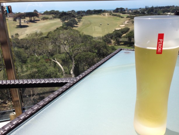 View from the clubhouse at Portsea Golf Club