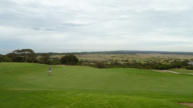 The 15th green at RACV Cape Schanck Resort